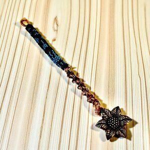 Cowboy Cowgirl Collectible Palomino Horse Hair Tassel or Key Chain Beads Charm